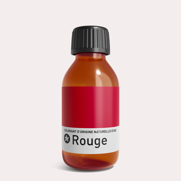 Colorant alimentaire rouge - SAINTE LUCIE - Flacon verre de 50 ml