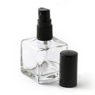 Flacon parfumerie vaporisateur noir 50 ml