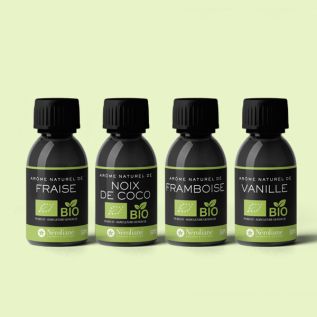 Pack 4 arômes Bio + 4 bouchons pipettes Offerts - Coffrets et idées cadeaux | Neroliane