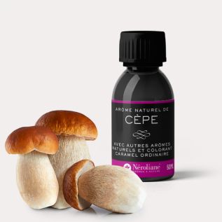 Arôme naturel de Cèpe - colorant caramel - Arômes Champignons | Neroliane