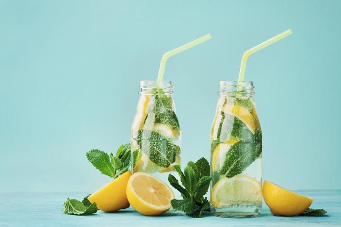 crème glacée à l'arôme de menthe